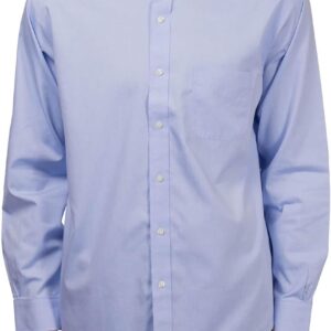 Men Non-Iron  Button Down Pinpoint Regular Dress Shirt