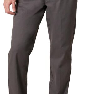 Men's Straight-Fit Wrinkle-Resistant Flat-Front Chino Pant