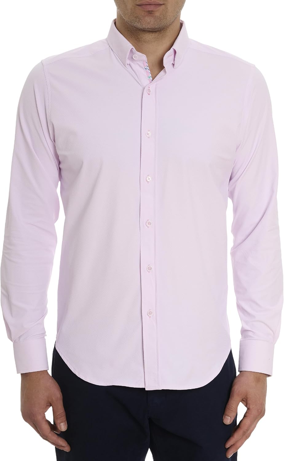 Men Long-Sleeve Button-Down Shirt - Image 2