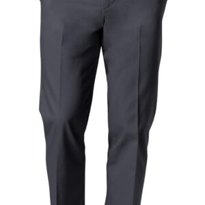 Men's Straight Fit Signature Lux Cotton Stretch Khaki Pant-Creased