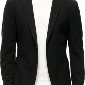 Men's Casual Knit Blazer Suit Jackets Two Button Lightweight Unlined Sport Coat