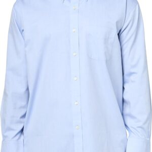 Men Non-Iron  Pinpoint Regular Dress Shirt