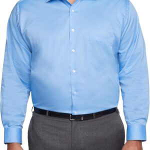 Men Big and Tall Flex Collar Stretch Dress Shirt