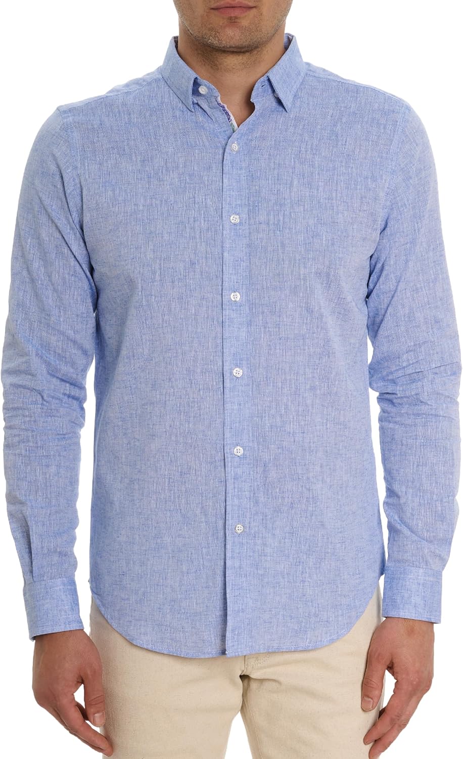 Men Short-Sleeve Button-Down Shirt - Image 2